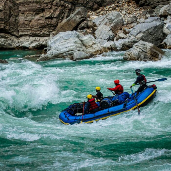 Experience the thrill of navigating wild rivers with expert guides.